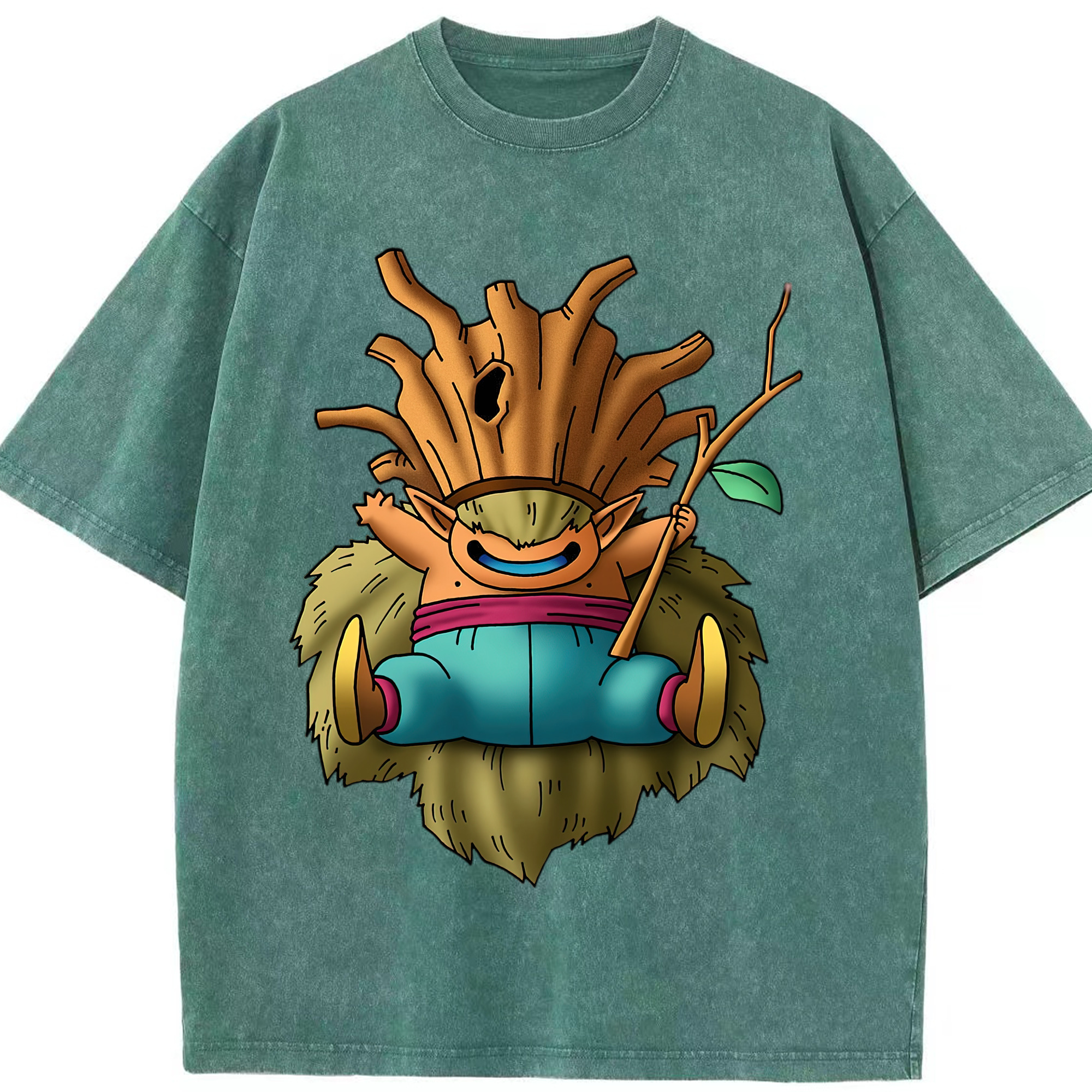 （画像用） ドラゴンクエスト Doragon Kuesuto Dragon Quest 綿100% ヴィンテージ風 半袖Tシャツ（フロントプリント）